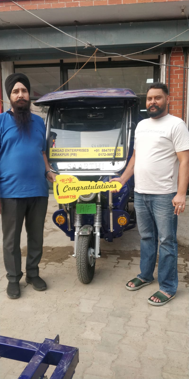 Driving independence — happy Angad Enterprises customer in Punjab