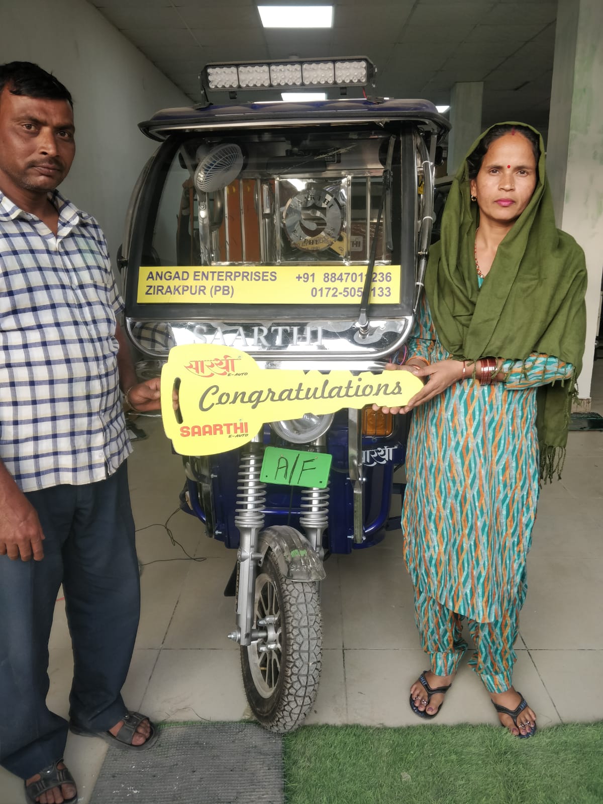 Loaded and ready — happy Angad Enterprises customer in Punjab
